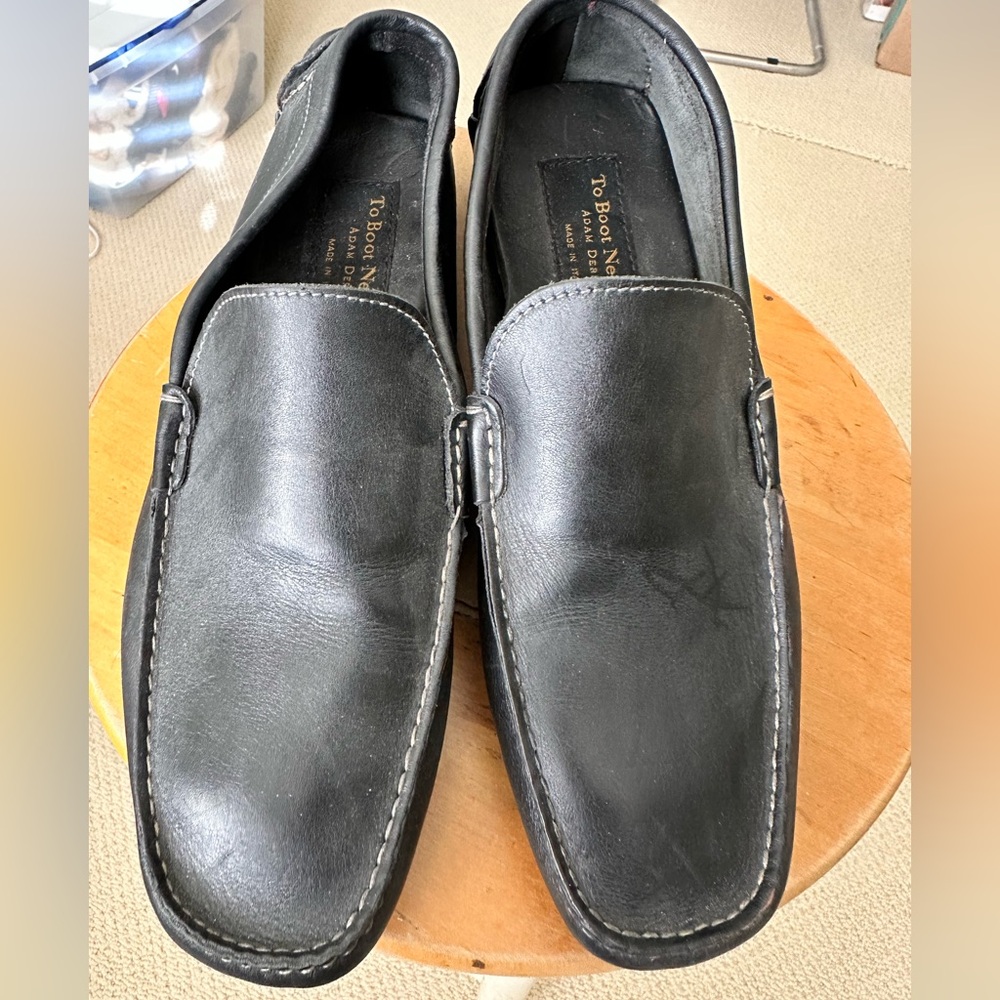 To Boot New York Adam Derrick men’s driving loafers sz 9 1/2 made in Italy